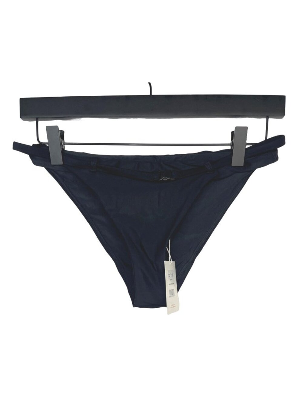 Andie Riviera XS Black Bikini Bottom Classic Minimalist Swimwear Coastal Resort